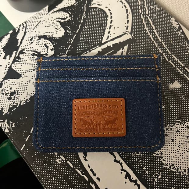 리바이스 데님 카드지갑 새상품
