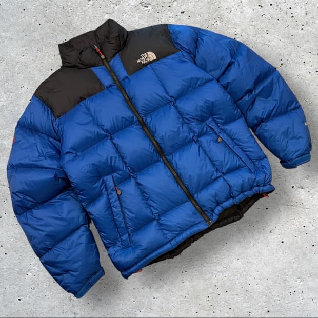 [100] 노스페이스 800 써밋 눕시 블루 패딩 점퍼 B800