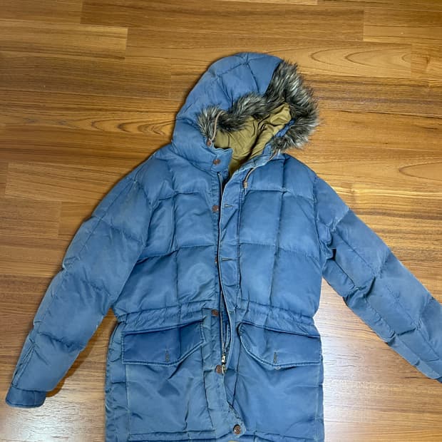 RRL 스틸블루 퀼팅 자켓 (사이즈 XL)