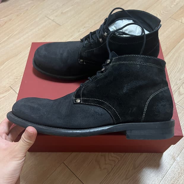 그라더스 grds 부츠02 블랙 255 스웨이드