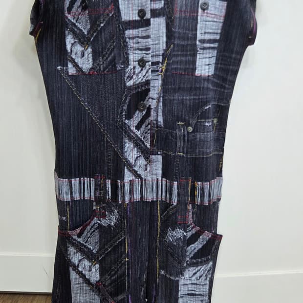 플리츠플리즈 롱조끼