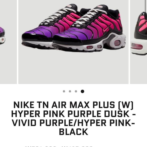 nike airmax plus hyper pink purple dusk