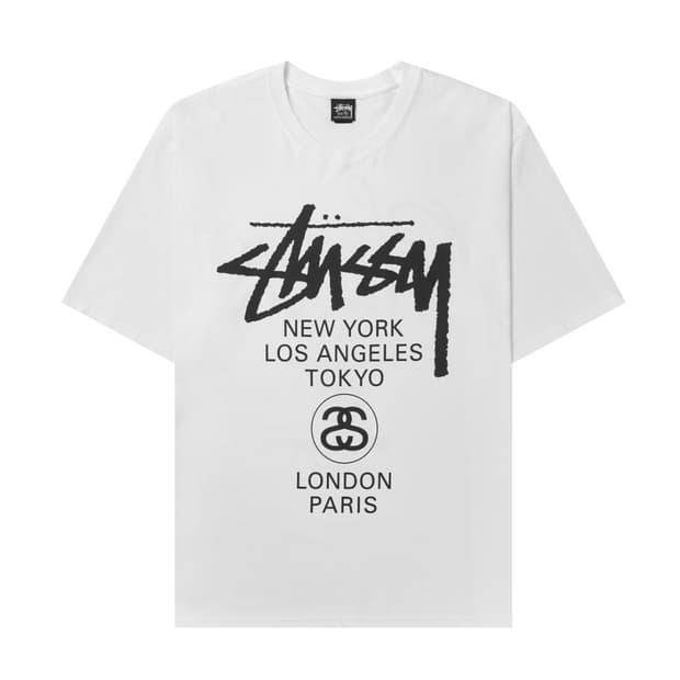 스투시 월드 투어 2024 반팔T XL