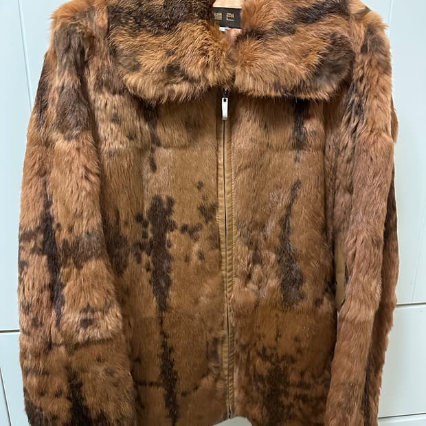 양가죽 토끼털 퍼자켓 퍼코트 - 이벨렌