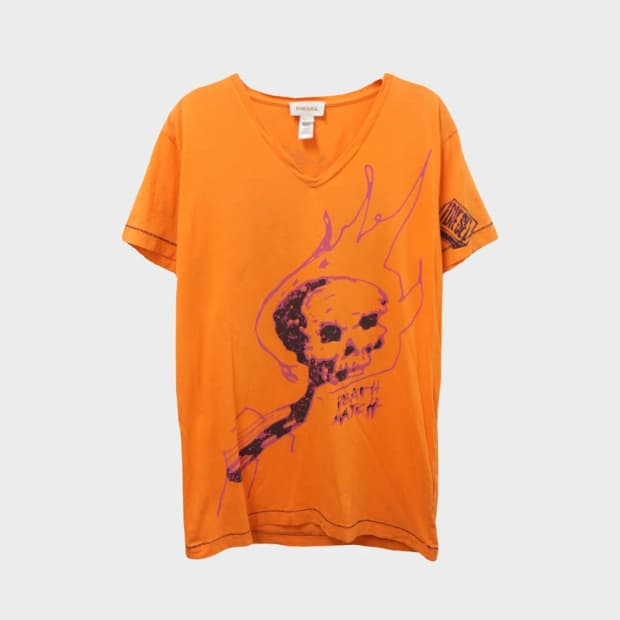 디젤 스컬 반팔 티셔츠 67445