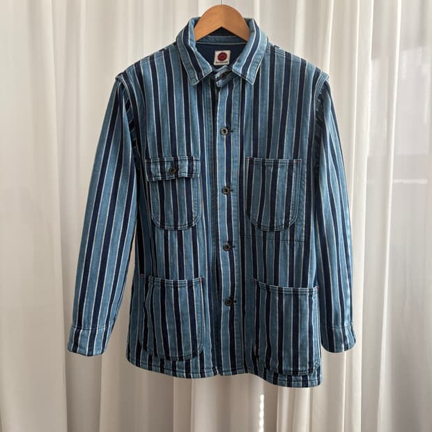 메이드 인 인디고 스트라이프 커버올