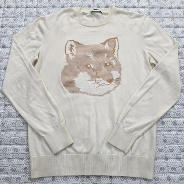 메종키츠네 니트 95 FW2022