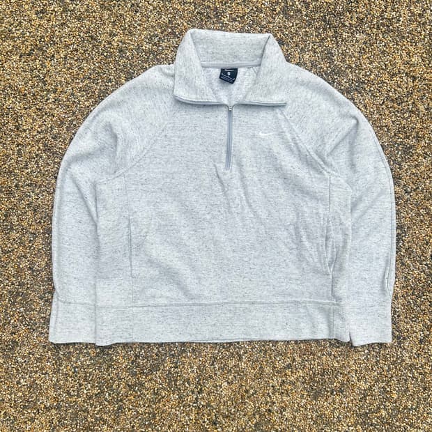 나이키(NIKE)오트밀 반집업 니트