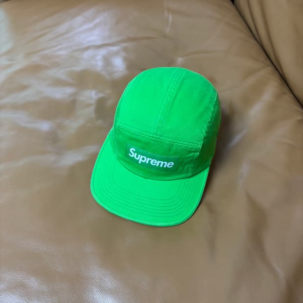 Supreme 슈프림 워시드 그린 캠프캡 모자 (Washed Green)