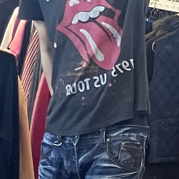 빈티지 롤링스톤스 1975 Tour M
