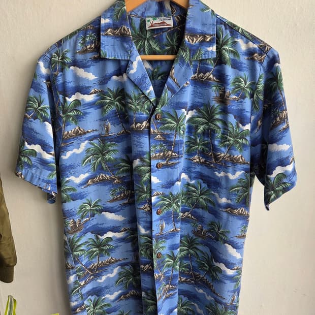 블루 알로하 셔츠 (MADE IN HAWAII)