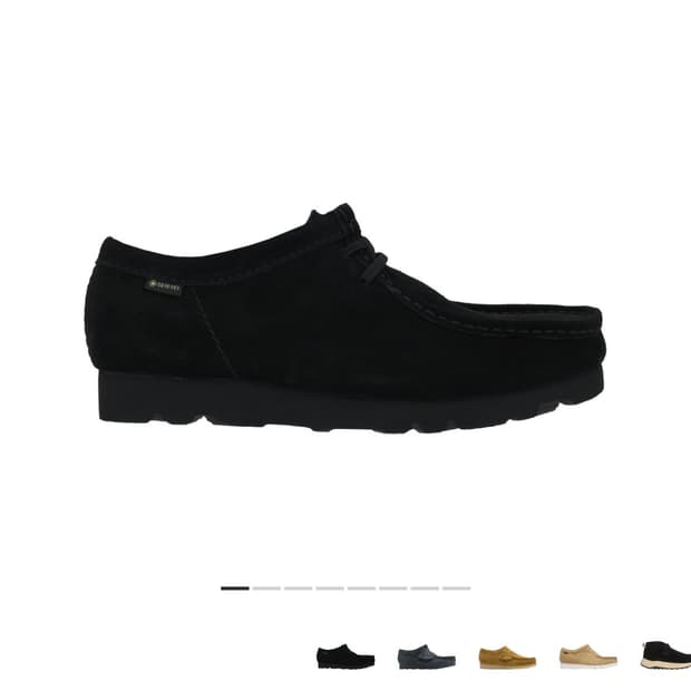 [새상품] 클락스 왈라비 GTX - 블랙 스웨이드 (남성)