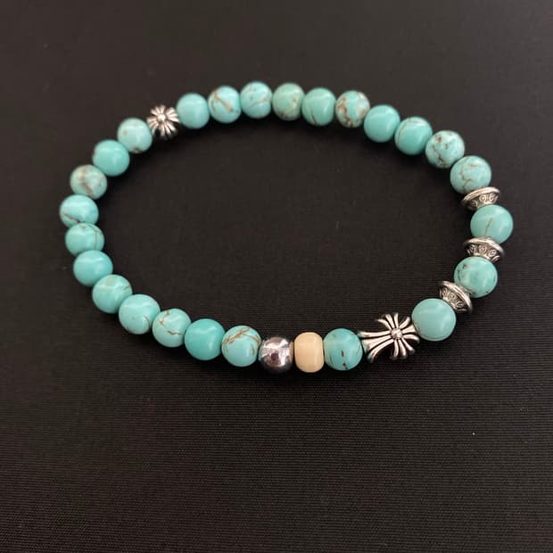 6mm 터키석 팔찌