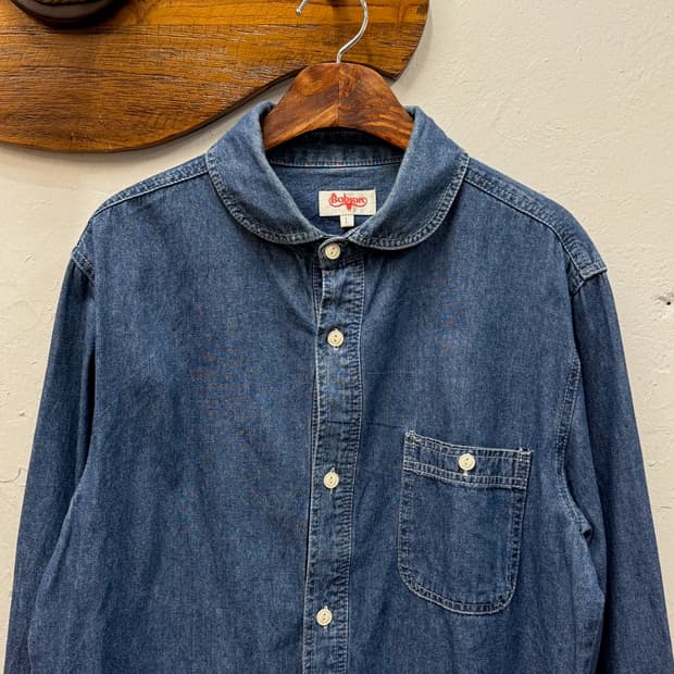 L) Bobson Rounded Collar Denim Shirt