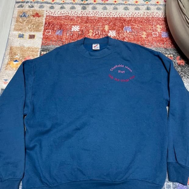 져지스 jerzees 빈티지 스태프 스웻 셔츠 맨투맨