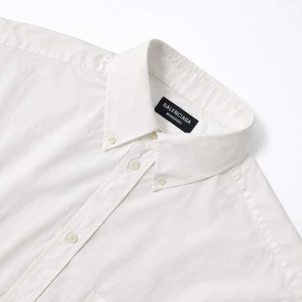 발렌시아가 셔츠 남성 화이트셔츠 