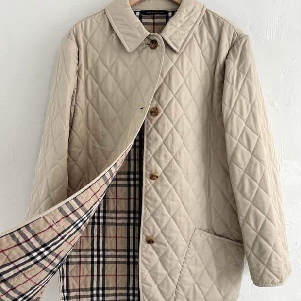 Burberry 버버리 아이보리 퀄팅 자켓