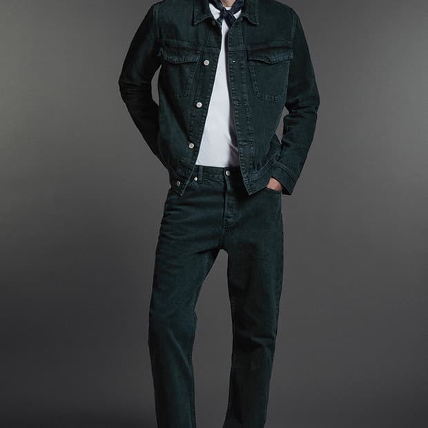 코스 투톤 데님 셋업 (L / 32)