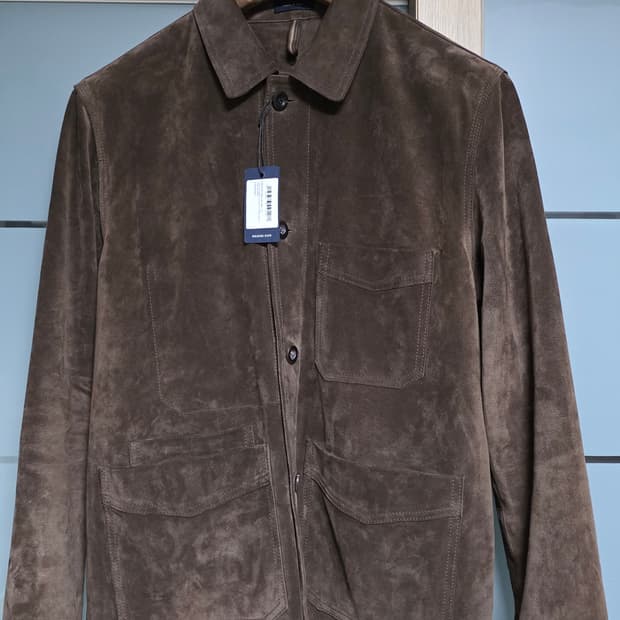 42 새제품 택포180만)25fw드레익스 스웨이드초어 다크브라운