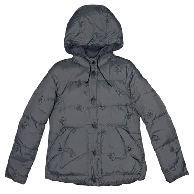 히스테릭 글래머 아카이브 퍽베어 패턴 경량 패딩 자켓