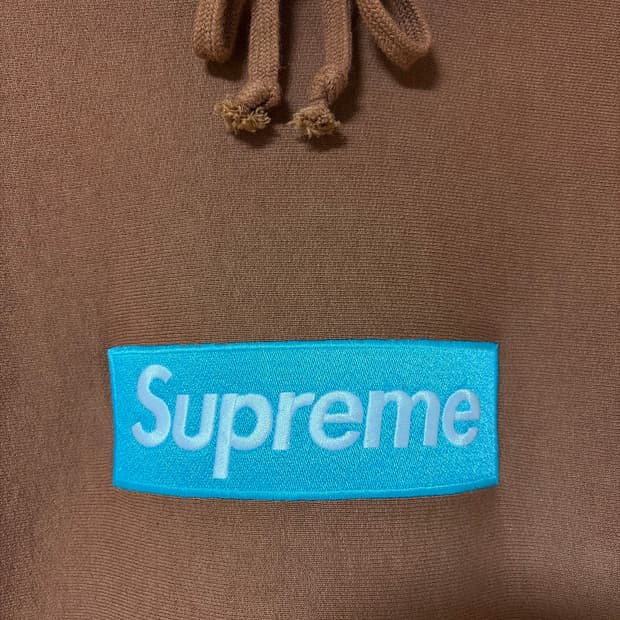 슈프림 17fw 러스트브라운 XL