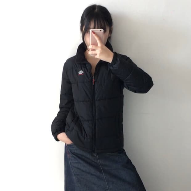 디키즈 자수 경량패딩