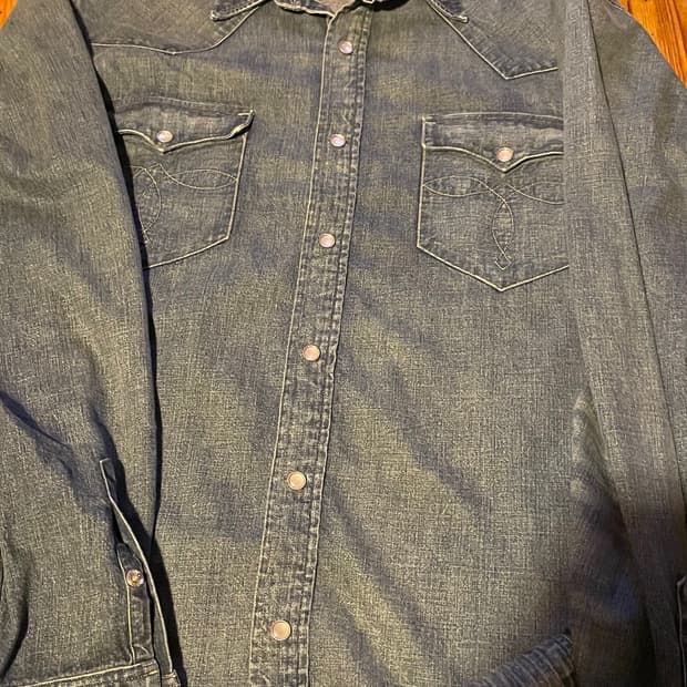 RRL 데님 웨스턴셔츠 XL