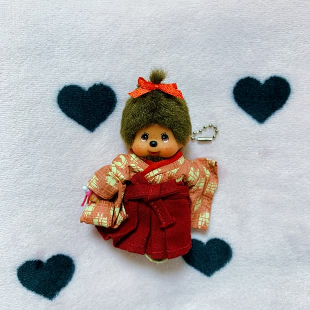 (무배)몬치치짱 유카타 인형키체인