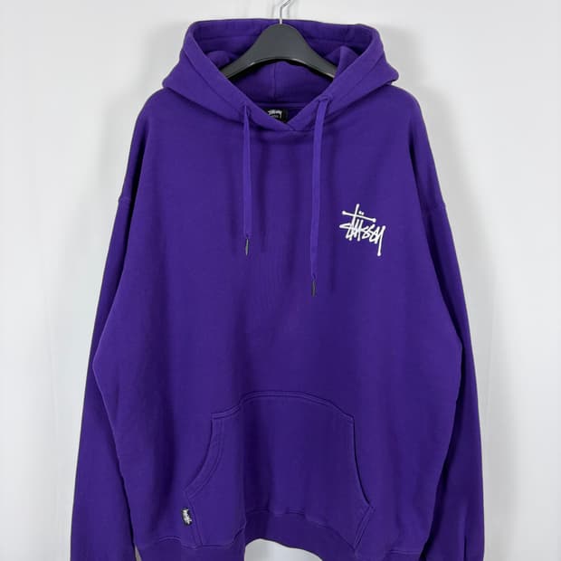 a33) 스투시 빅로고 베이직 후드티