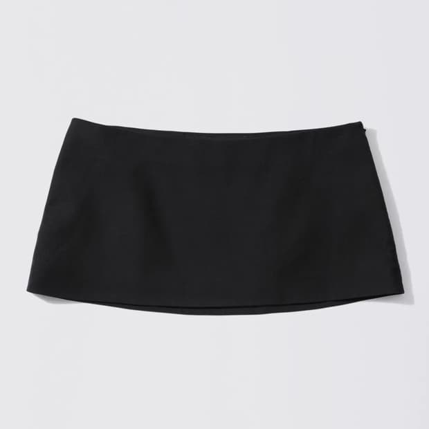 스컬프터 Good Girl Micro Skirt Black