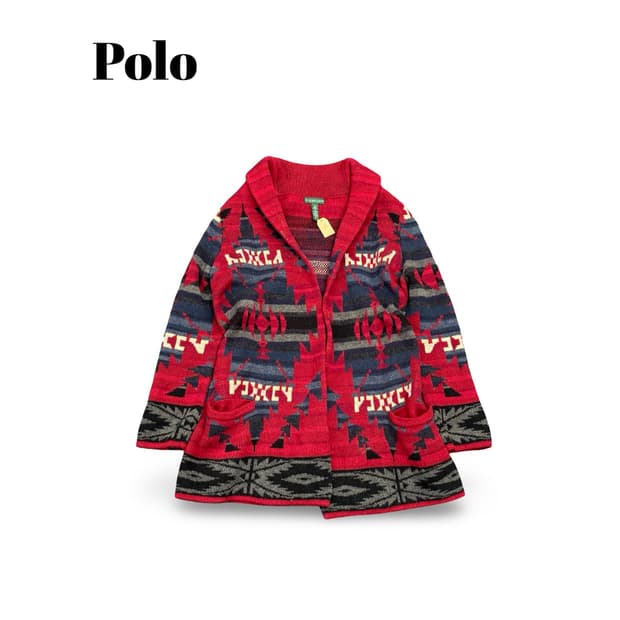 (95)폴로네이티비숄가운가디건