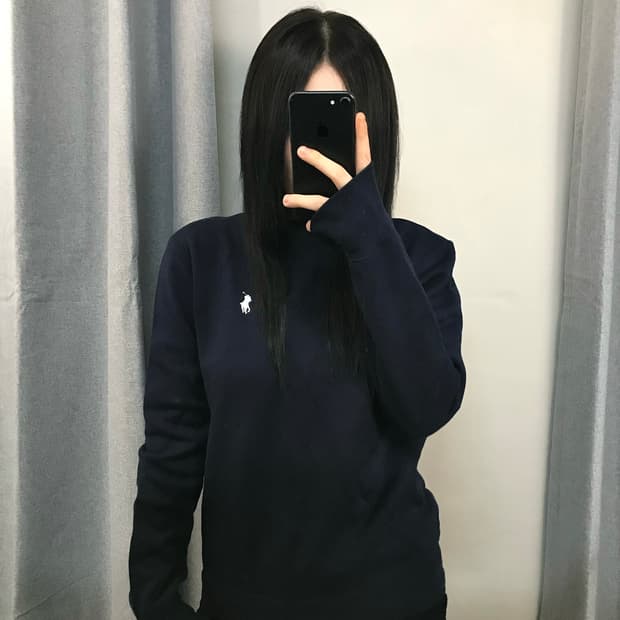 [정품]폴로 랄프 로렌 맨투맨 네이비 XS