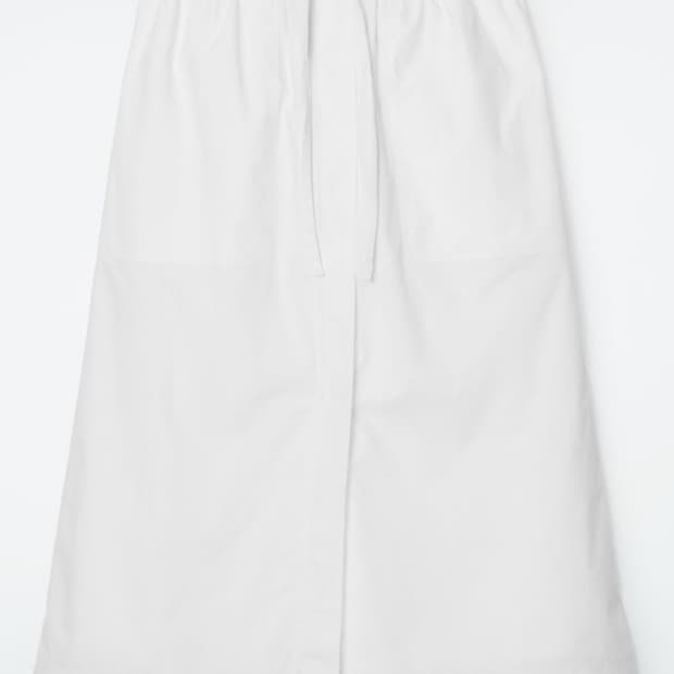 드로우 스트링 미디 스커트 32