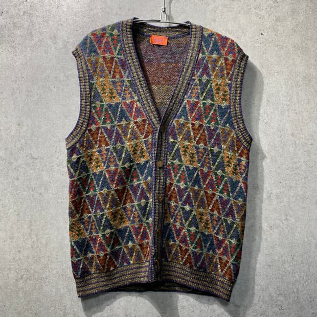 [L] EXAMPLE By Missoni 미쏘니 메리노울 니트 베스트