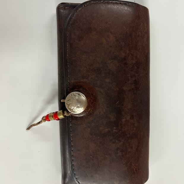 GOROS 고로스 브라운 새들레더 장지갑