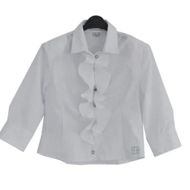 에옹쓰 멀티 프릴 셔츠 블라우스