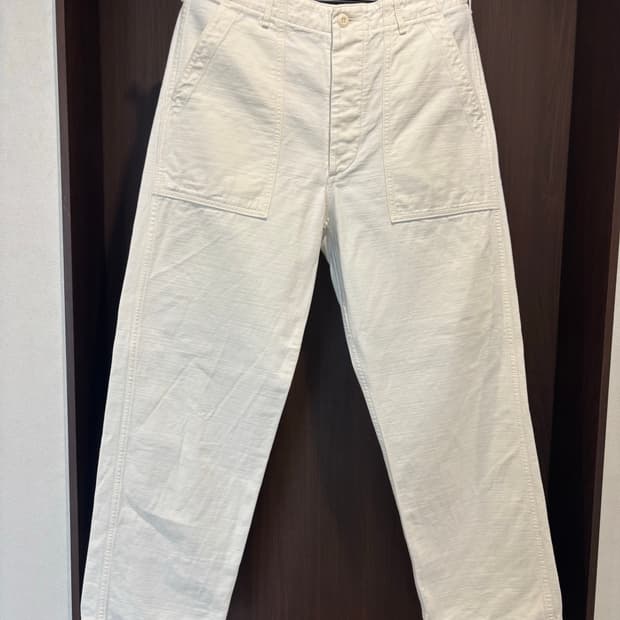 [3, L] 오어슬로우 퍼티그 팬츠 오프화이트