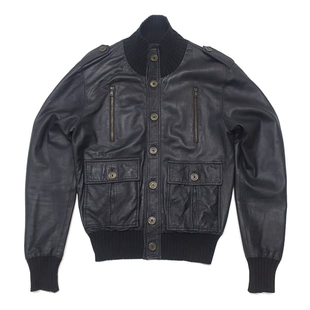 임페리얼 양가죽 봄버 자켓  L (100~105) italy made
