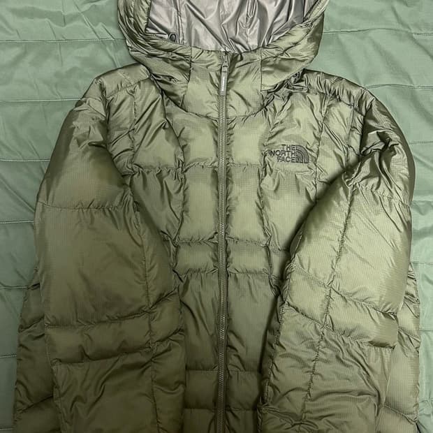 노스페이스 화이트 라벨 온 볼 경량 패딩