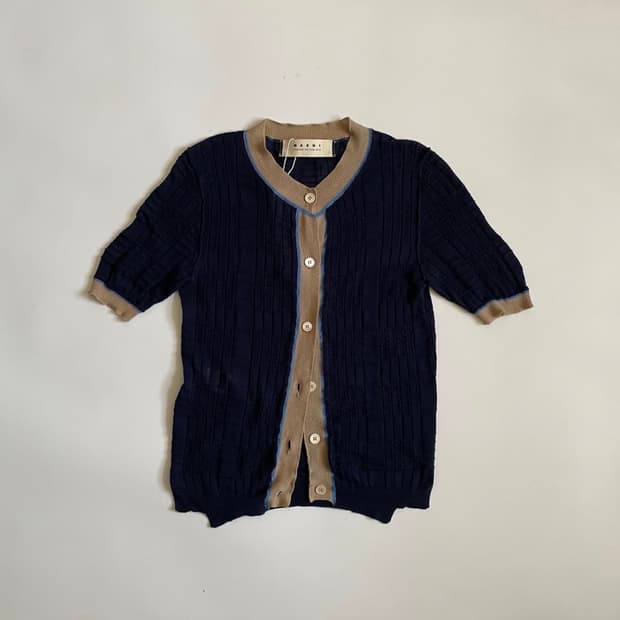 프라다 프릴 디테일 가디건