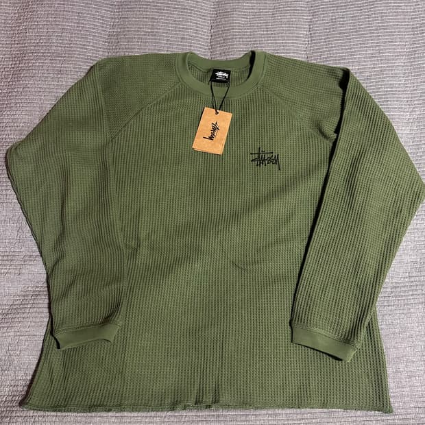 (L) 스투시 써멀 롱슬리브