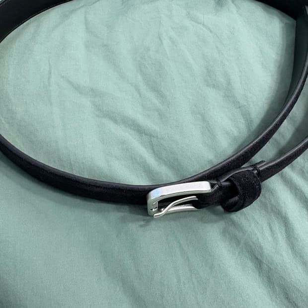 코스 스웨이드 벨트