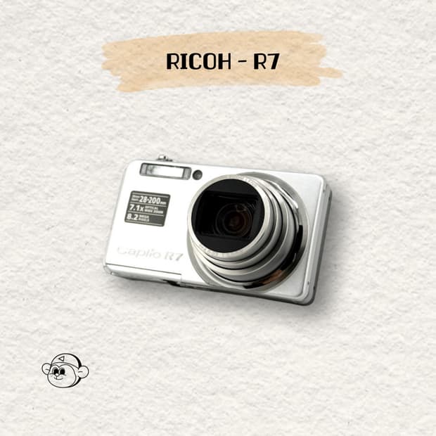 [📸리코감성] RICOH 리코 카프리오 R7 레트로 디지털 카메라