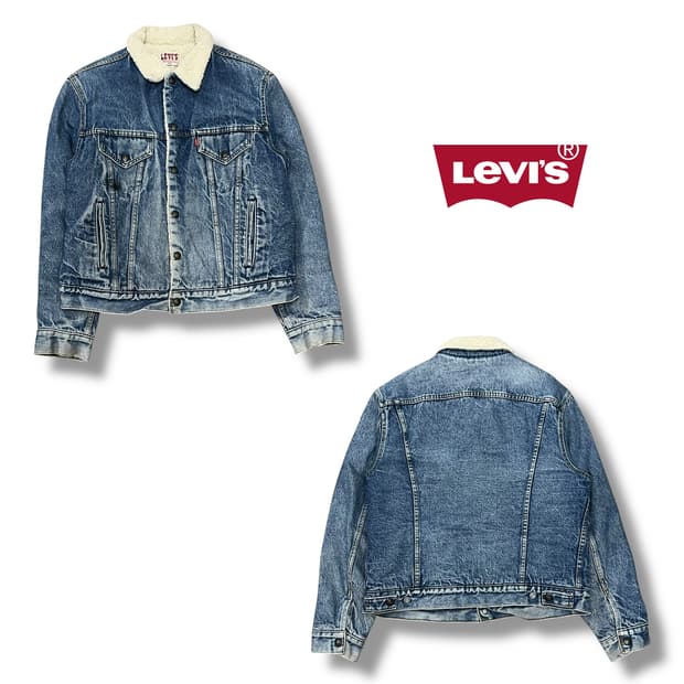 usa 리바이스 셰르파 데님자켓 s08496