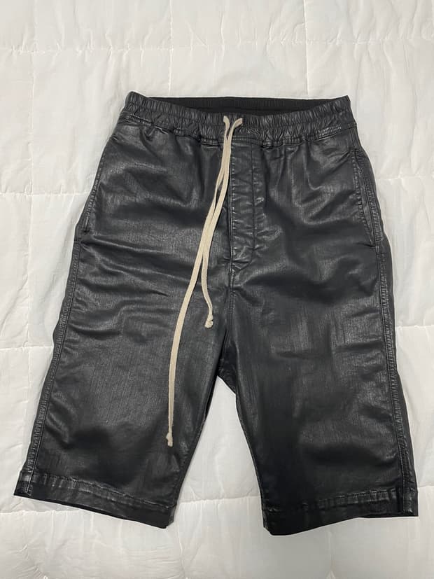 릭오웬스 레더 반바지