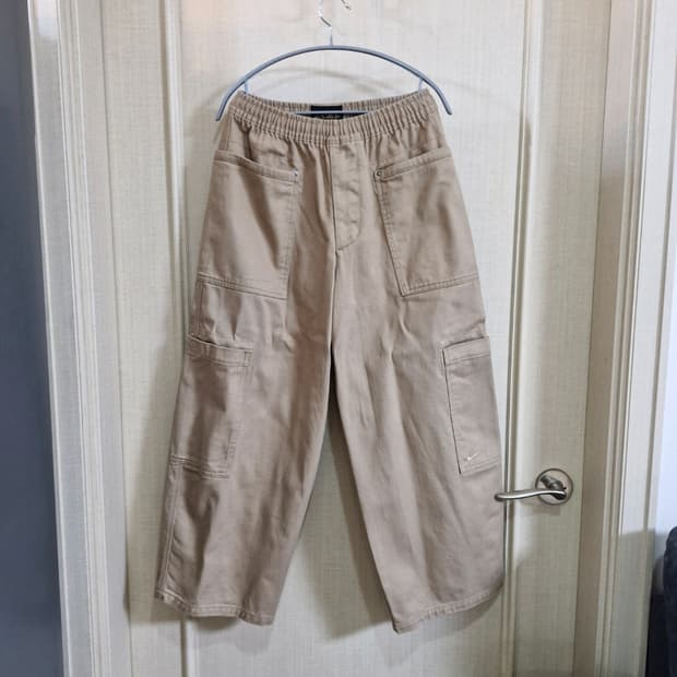 나이키 라이프 유틸리티 면팬츠 벌룬핏 베이지 M