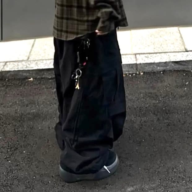 [3] 노드 NOD 스톤 워시드 카고팬츠 블랙