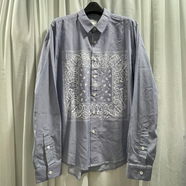 우영미/ 페이즐리 스트라이프 셔츠/ 46