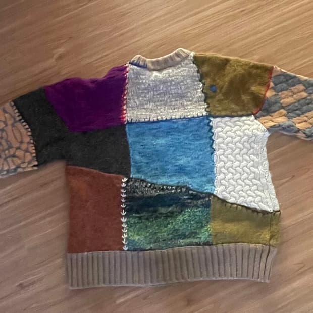 Ader error 아더에러 22fw 컴바인 멀티 컬러니트