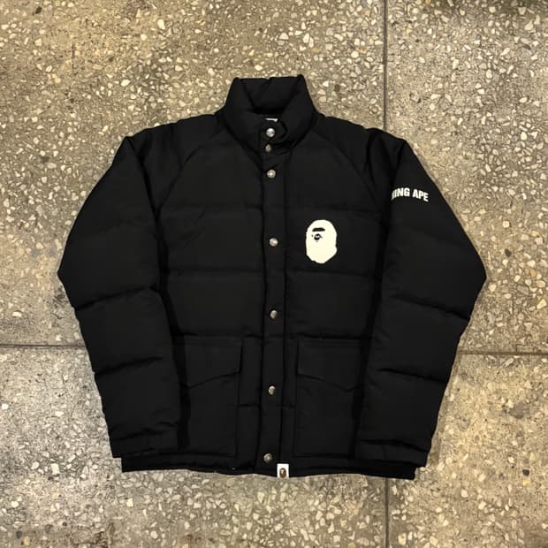베이프 구스다운 패딩 S